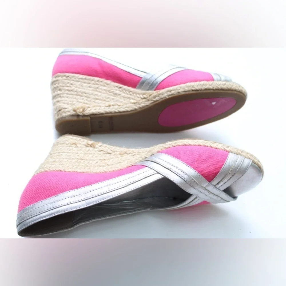Lilly Pulitzer peep toe wedges
